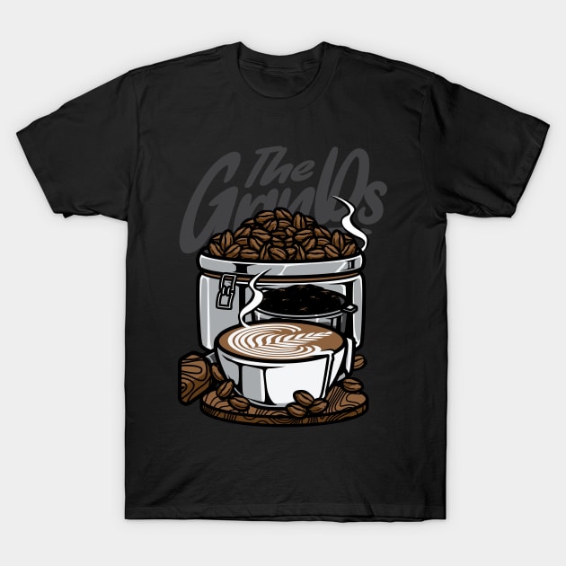 The Grind Coffee T-Shirt by Rockartworks